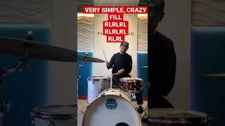 VERY SIMPLE, CRAZY FILL #drummer #drumming #drums #drummers