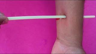 Straws Nail In Hand Cool Magic Tricks Reveal By Magic Trick Guru