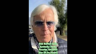Trainer Bob Baffert provides the latest update on BARNES, the 2025 Kentucky Derby favorite #kyderby