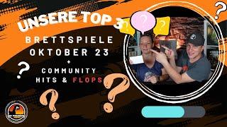 Die Spieledinos Vs. Community Top 3 und Flops #Oktober 23