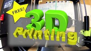 3D Printing at the HSU Library Makerspace 2019