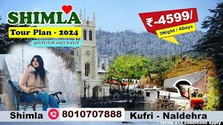 SHIMLA TOUR PACKAGE | Starting @4599 upto 30% off  | Naldehra | Mashobra | kufri #shimla #kufri