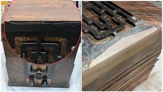 Crosley 5V1 - Wood Veneer Repairs P1 of...