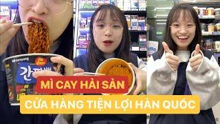 [review] mì hải sản tại cửa hàng tiện lợi Hàn Quốc