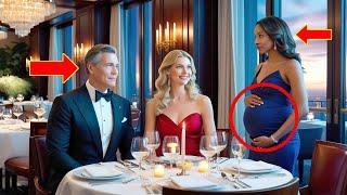 A Billionaire CEO, Seeing His Pregnant Ex-Wife During Dinner with His Girlfriend, he was..