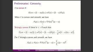 Optimization for Data Analysis