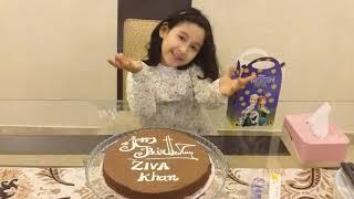 Ziva Celebrating Her Birthday With Family | 5th Birthday | at home | Cake from Dr Pappa #elsa