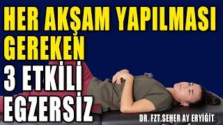 HER AKŞAM YAPILMASI GEREKEN 3 EGZERSİZ #aktifizyo #fiziktedavi #ödem