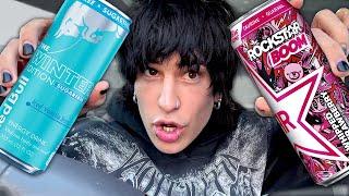 Trying NEW Energy Drinks!