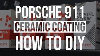 HOW TO CERAMIC COAT YOUR CAR YOURSELF  | EXCLUSIVE DIY TRAINING FROM GTECHNIQ ON MY PORSCHE 911