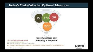 Clinic-Collected-Optional Measures: TSC, SRA-A and C, WCC-CH, CBP-AD