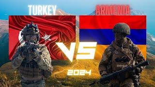 Turkey vs Armenia Military Comparison 2024 | Armenia vs Turkey Military Comparison 2024