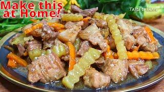 Ang sarap Easy Pork Recipe idea  How to Make Delicious Pork Guisado, Best Pork Guisado Method