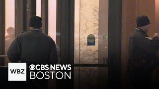 Death investigation at luxury apartment building in Boston