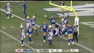 Winnipeg Blue Bomber's Complete Incredible Comeback and make CFL History!!!