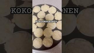 Kokosmakronen #kokosmakronen #kokos #weihnachten #christmas #backen #kekse #youtubeshorts #shorts