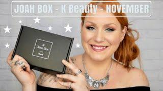 Joah Box November K - Beauty Subscription Box Unboxing