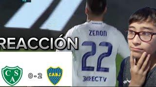 SARMIENTO 0 - BOCA JUNIORS 2 REACCIÓN PICANTE DE Hincha de River - Liga Argentina - Bauti de River