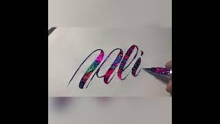 Alisha name calligraphy @immutallyartandcalligraphy3170