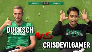 EA FC: MARVIN DUCKSCH VS CRISDEVILGAMER | SV Werder Bremen