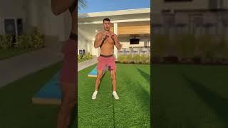 How to Properly Perform Bodyweight Squats with Rotations (Home Exercise Demonstration)