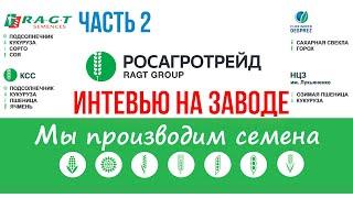 Завод Росагротрейд. Как производят семена. Подработка семян.