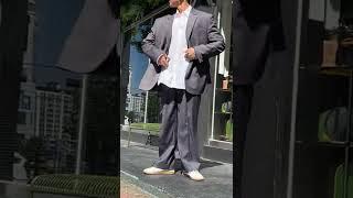 투버튼 오버핏 자켓