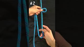 Trucker's Hitch | 2 Ways Of Tying Trucker's Hitch. #knots #shorts