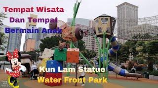 Tempat Wisata Dan Tempat Bermain Anak Di Macao//Kun Lam Statue Water Front Park