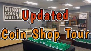 COIN SHOP tour featuring new items. #silver #coinshop #bullion  #gold