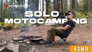 SOLO Motorcycle Camping | Peaceful Night in the Wild | BMW R1250 GSA | Nature ASMR