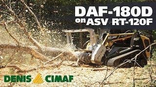 ASV RT-120F and DAF-180D - The specialized mulcher brushcutter that can handle all vegetation.