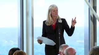 Maggie van't Hoff speaking at Energy Opportunities London 2013 brainstorm event