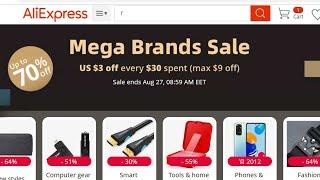 ALIEXPRESS MEGA BRANDS SALE 2022