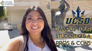 2022 UC San Diego (UCSD) Campus Tour + Student Question & Answer (PROS, CONS, college to choose)