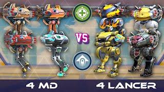 4 MD vs 4 Lancer - CPC, DeathMatch Gamemode - Mech Arena