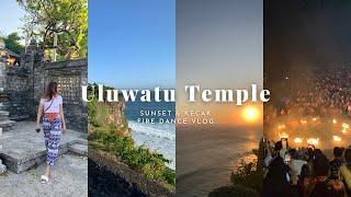 Uluwatu Temple Sunset & Kecak Fire Dance VLOG | Bali, Indonesia