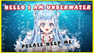 Kobo talk with her "UNDERWATER" voice, is so cute...  [Hololive English Sub]