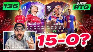 Can I Go 15-0 with 91 Darwin Nunez & 90 Raphina! FC 25 ultimate Team RTG