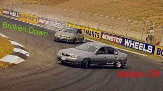 2024 Vicdrift Driftx In Our Budget Built Commodore & Falcon! Heat, Rain, Wall Comp, & Carnage