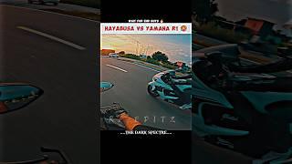 Drag Race | Hayabusa Vs Yamaha R1 | Dark Srecter |  #shorts#jannustuntz#vlog