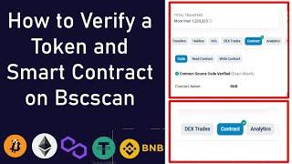 How to Verify a Token and Smart Contract Address on Bscscan 2025