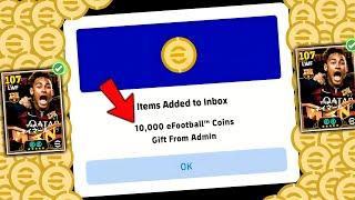 How To Get Free 10000 Coins & Free Neymar Jr In eFootball 2025 Mobile