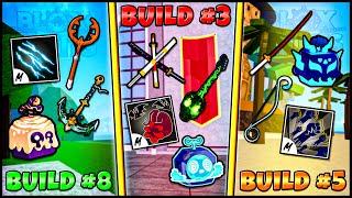 Top 10 Best BUILDS For PVP In Blox Fruits! | Roblox