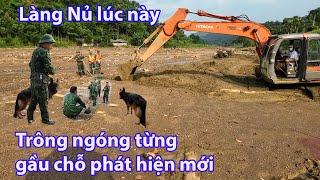 Chó nghiệp vụ gửi thấy mùi chỗ nào là đào luôn làng Nủ mới nhất hiện nay