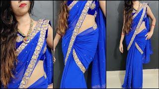 Drape Saree Like A Bollywood Actress / How to Wear tight fitting Saree / New Style Saree