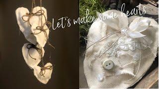 Let's make some Hearts! Shabby Chick Easy Valentines Day Decor DIY