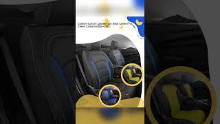 Custom Fit Seat Covers for 2016–2024 Chevy Camaro Coupe (LT/LS/RS/SS) – Full Set