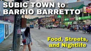 Subic Town to Barrio Barretto, Olongapo | Streets, Food Market, Beach, and Nightlife | Philippines