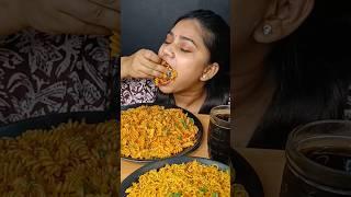 Asmr Spicy Pasta Challenge With Maggi | Maggi Noodles Eating Challenge Asmr #shorts #foodchallenge